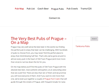 Tablet Screenshot of praguepubs.co.uk